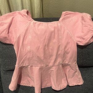 H&M Pink Textured Top